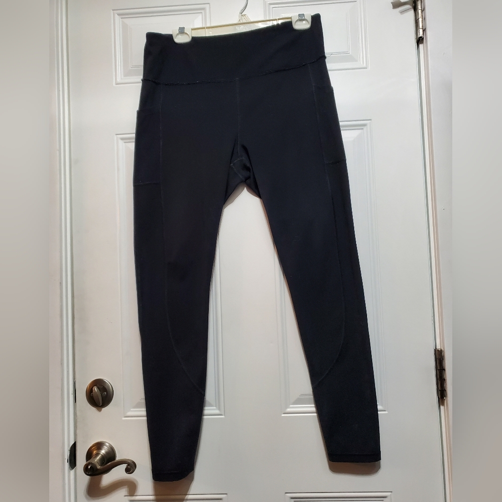 Ewedoos Black High Waisted Leggings with Pockets size XXL